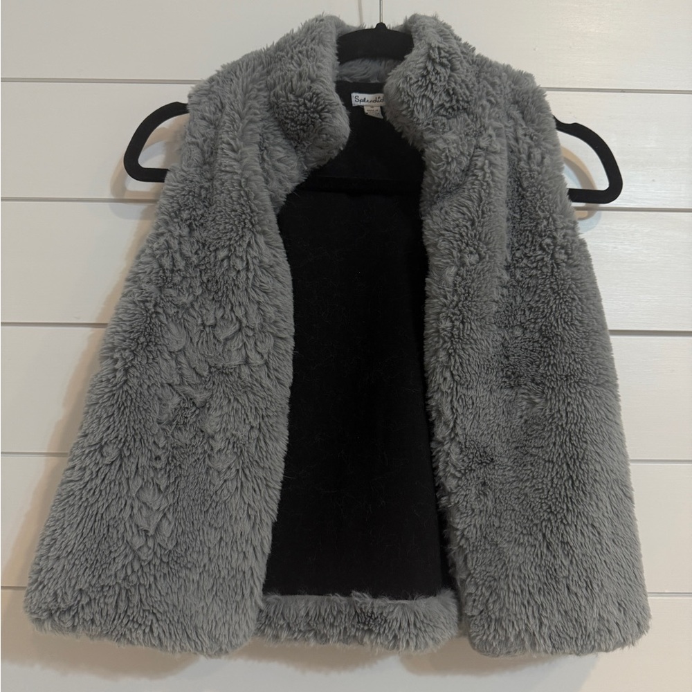 Splendid Gray Fleece Kids Vest